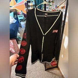 Her Universe Plus Size Marvel Avengers Black Cardigan